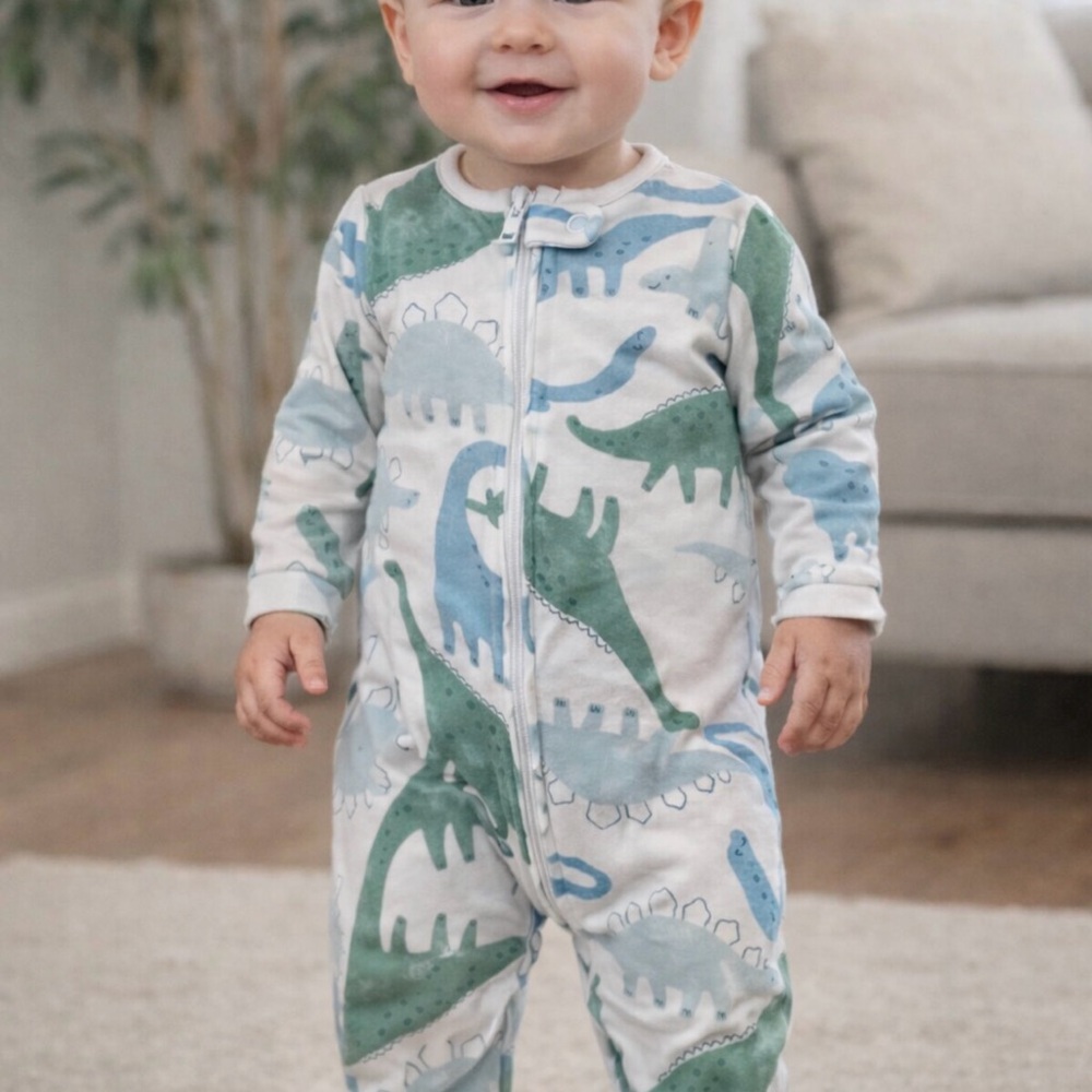 Dinosaur Print Kids One Piece